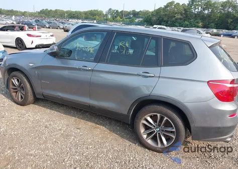 2013 BMW X3 xDrive28I из США, поврежденный, VIN 5UXWX9C55D0A15103